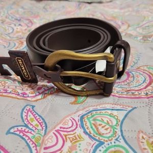 NWT Coach Men's Leather Belt
